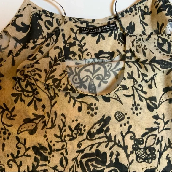 Peruvian Connection Maxi Slip Dress MEDIUM - Picture 4 of 10